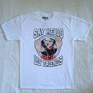 Popeye💪"Say Hello👋 To My Lil' Friends" Graphic Tee👕 - NWOT